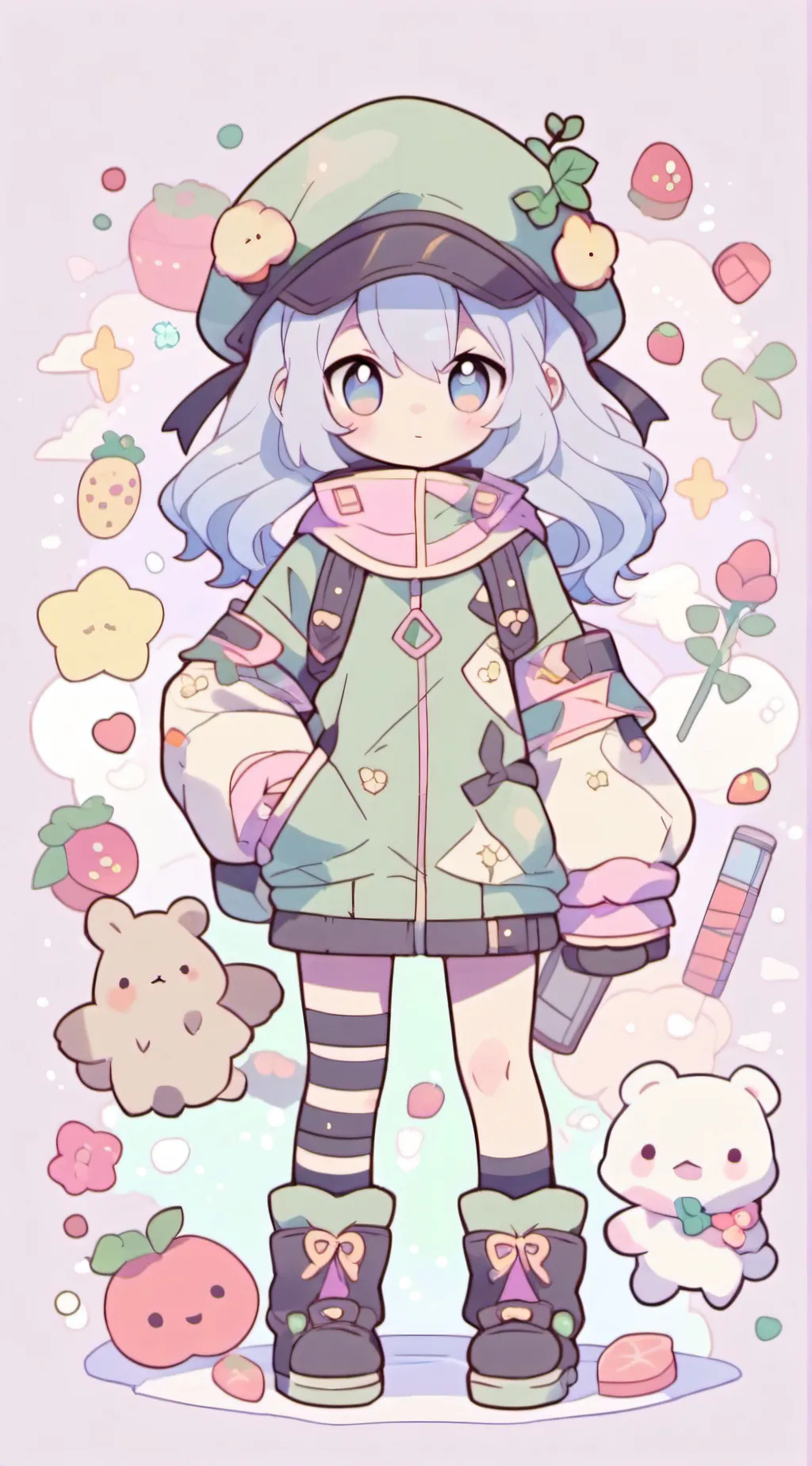 ai character: scream background