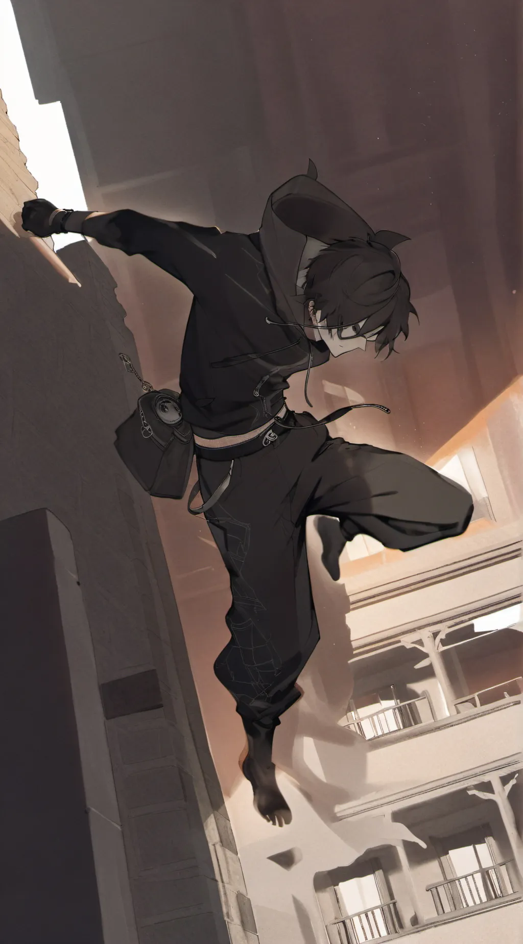 ai character: lenji(my new oc)  background