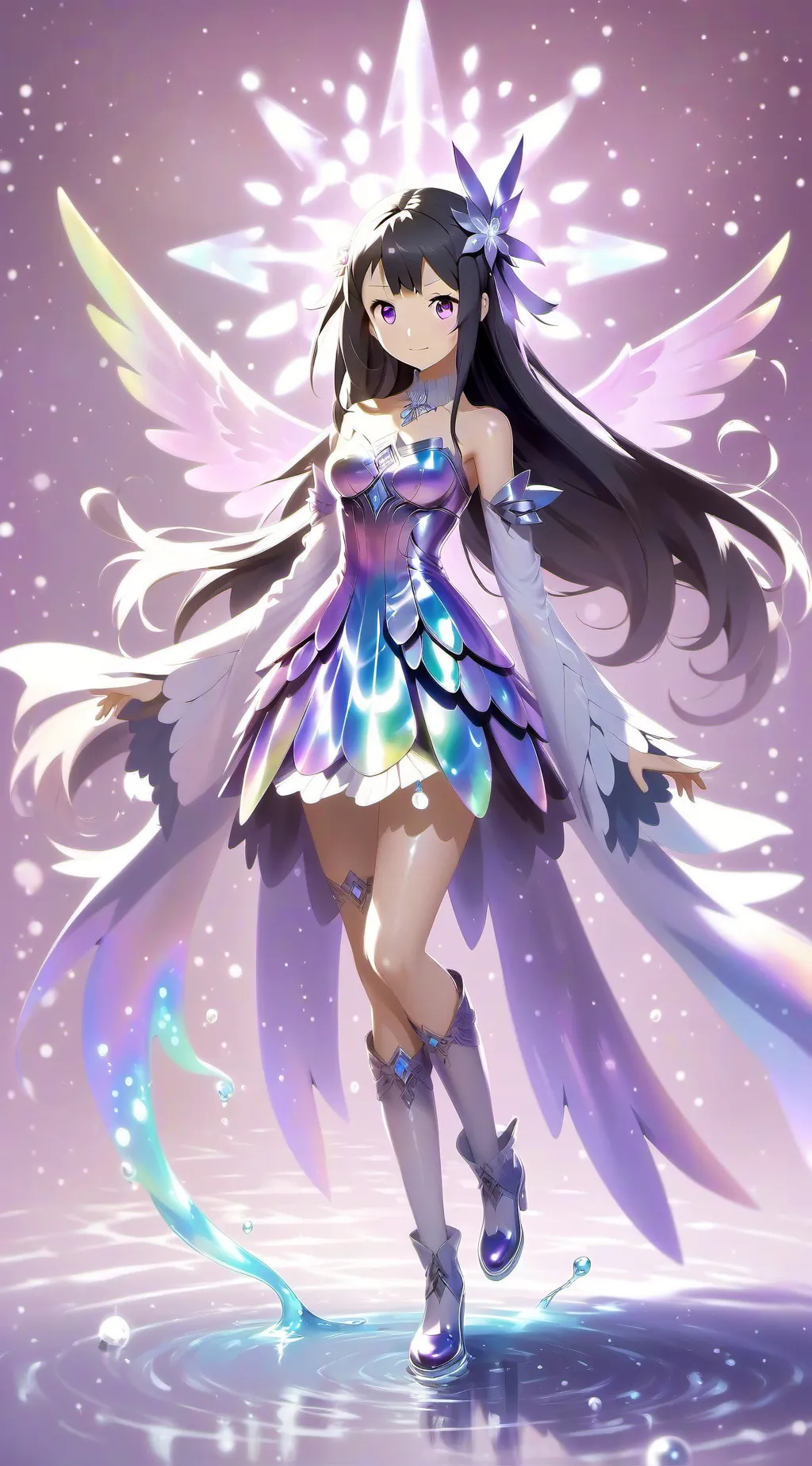 ai character: homura background
