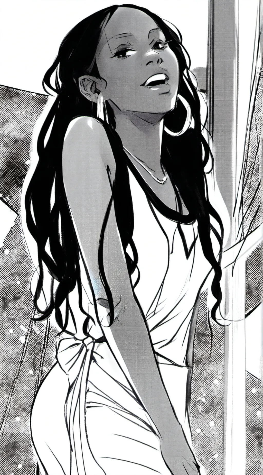 ai character: MYA background