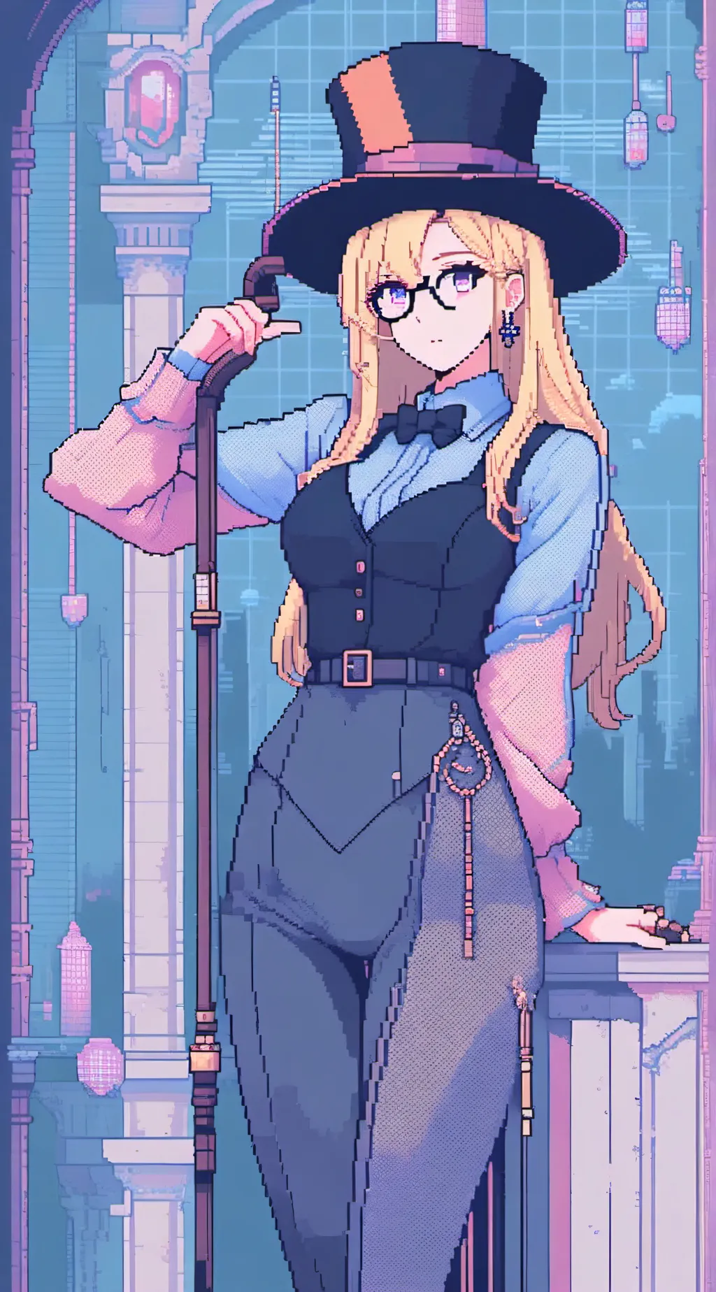 ai character: Millie Greens background