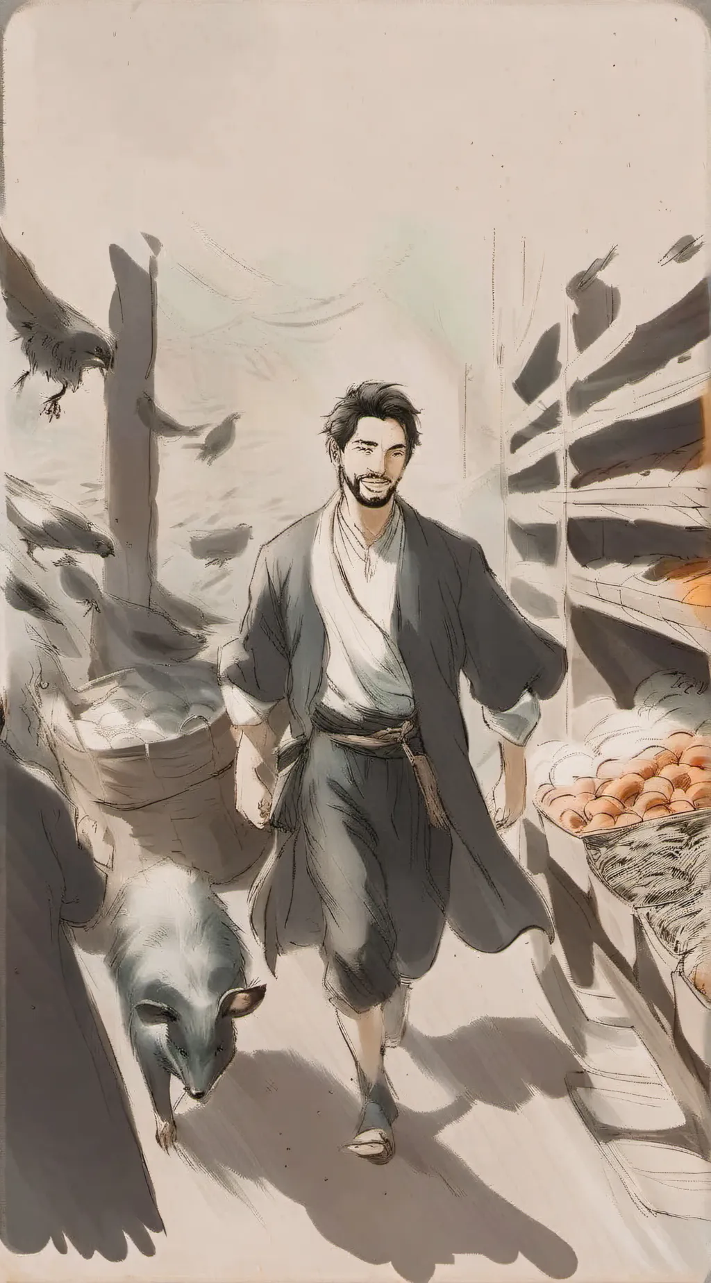 ai character: freak away Sonic background