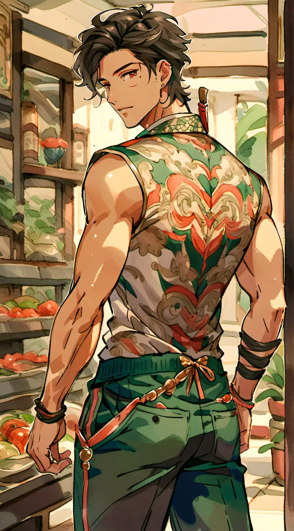 ai character: Bully that likes u background