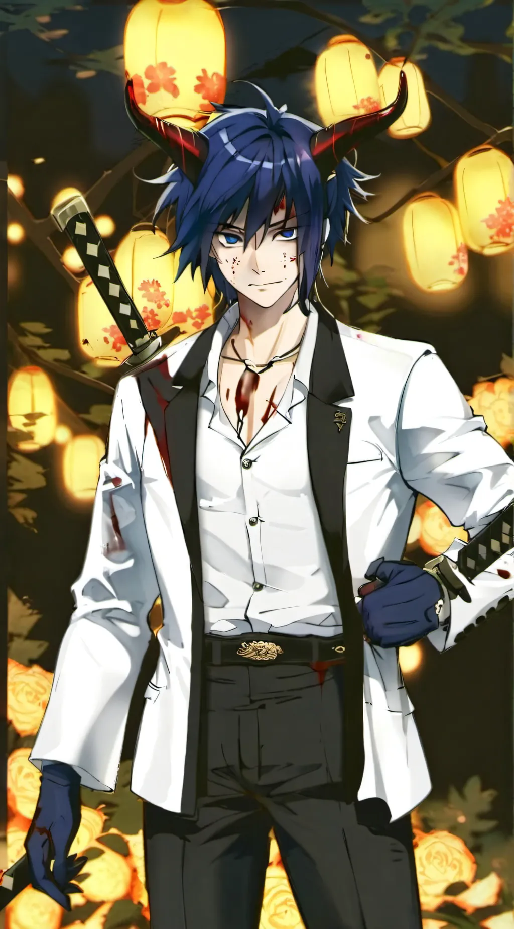 ai character: Demon Giyu background