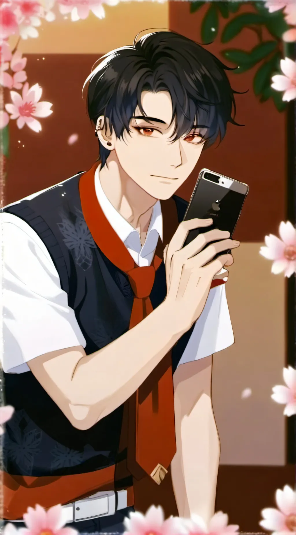 ai character: Blu background