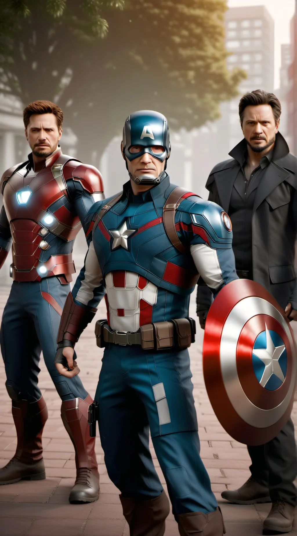 ai character: Avengers background