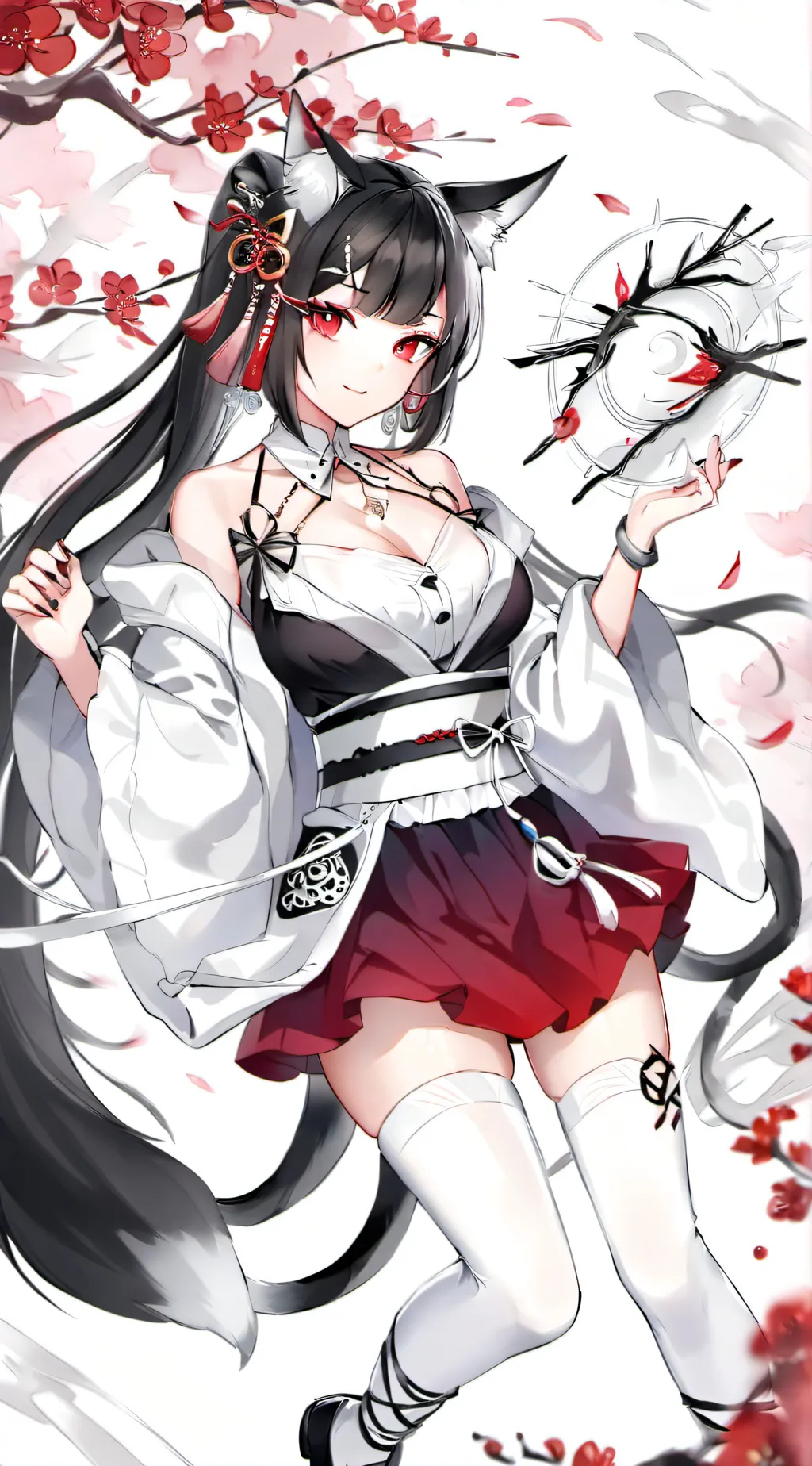 ai character: Aurora/u in da pic background