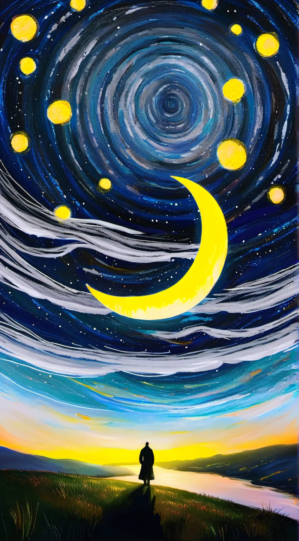 ai character: dark world🌙 background