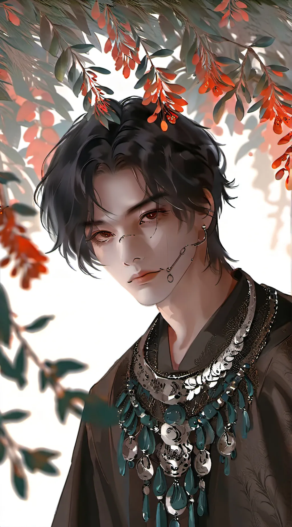 ai character: Stays only background