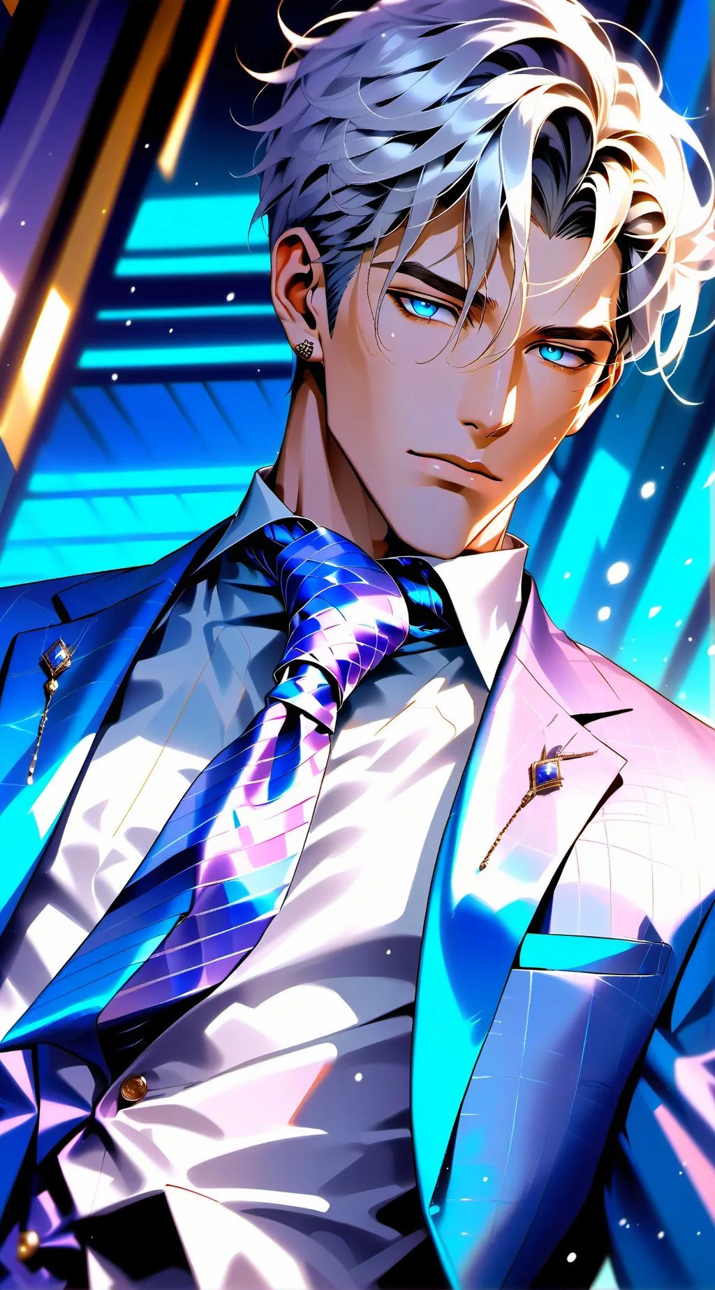 ai character: Kieran  background