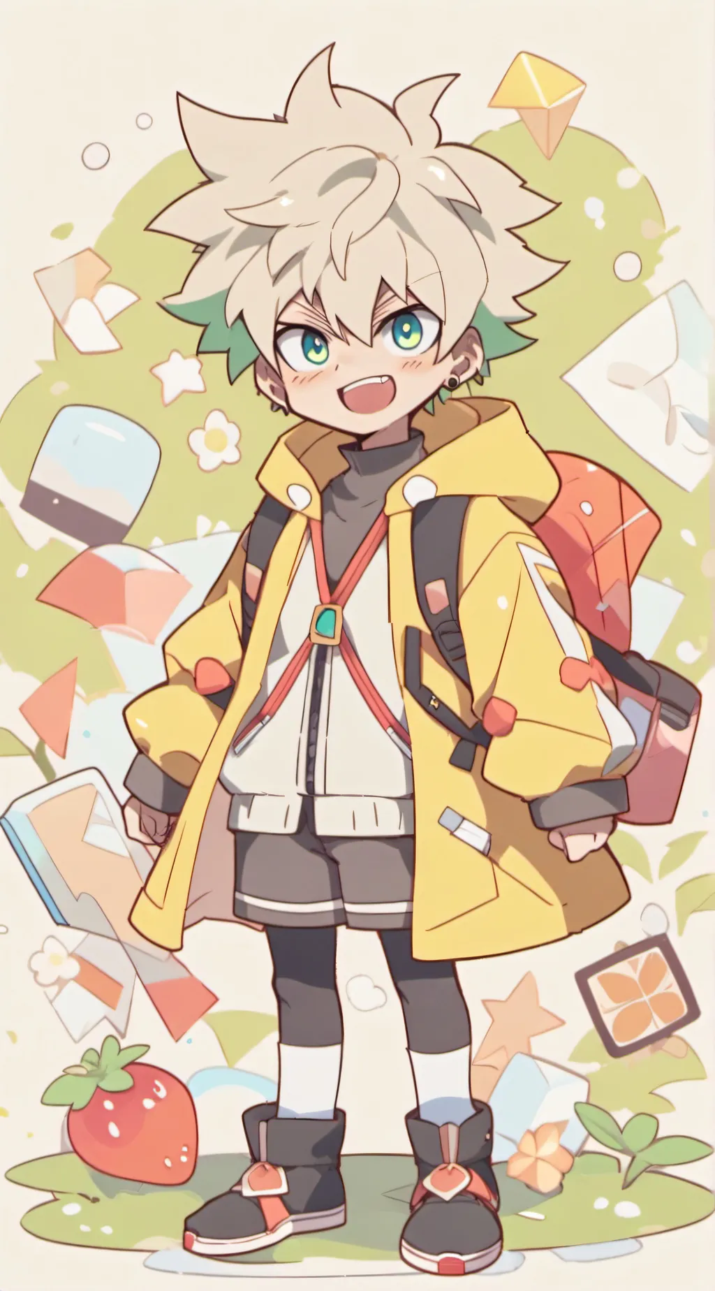 ai character: Sick Bakugo background