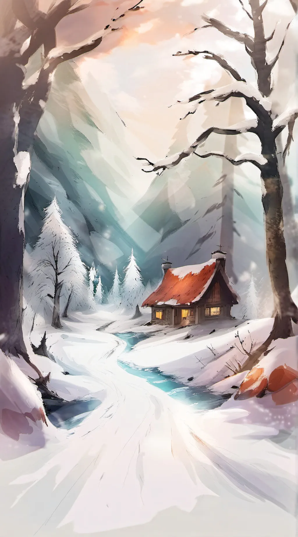 ai character: FPE Winter background