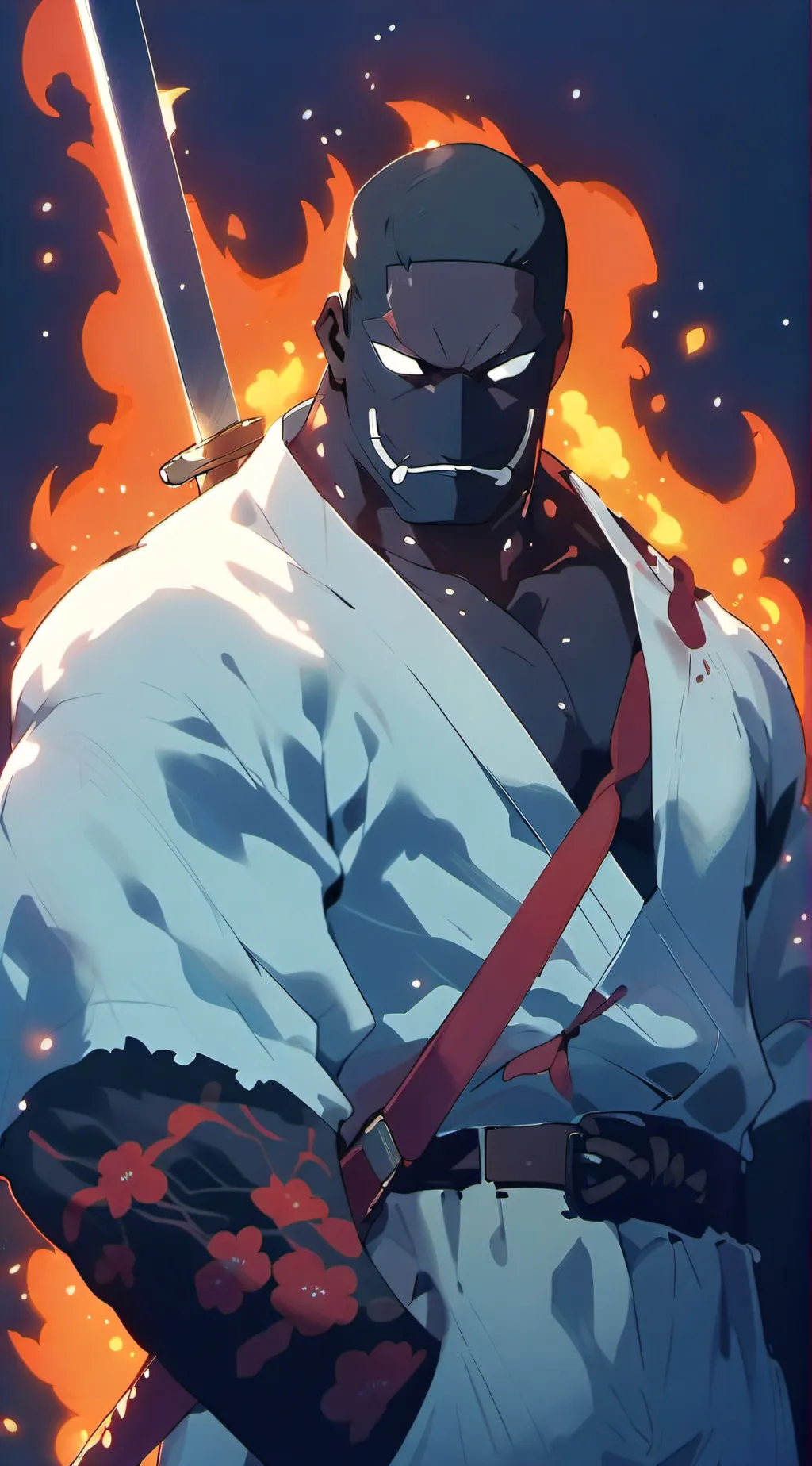 ai character: yama  background