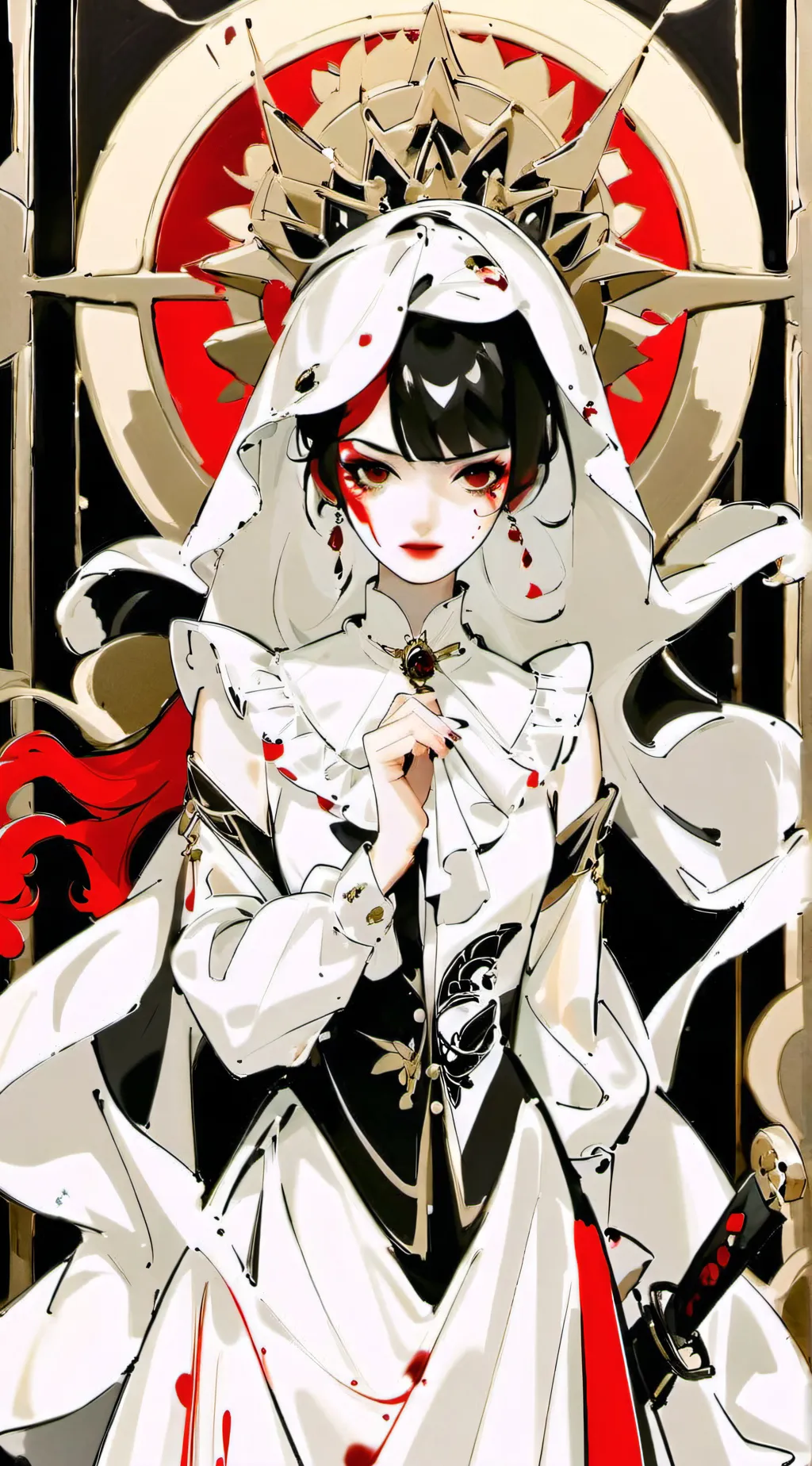 ai character: angie  background