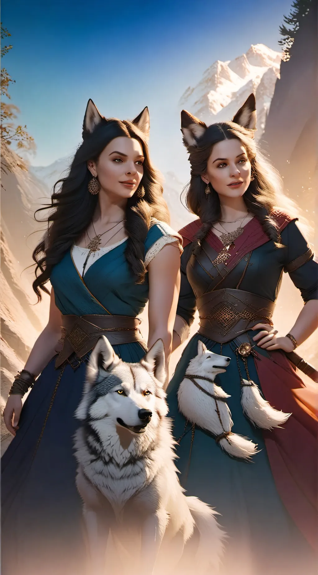 ai character: Max and willow background