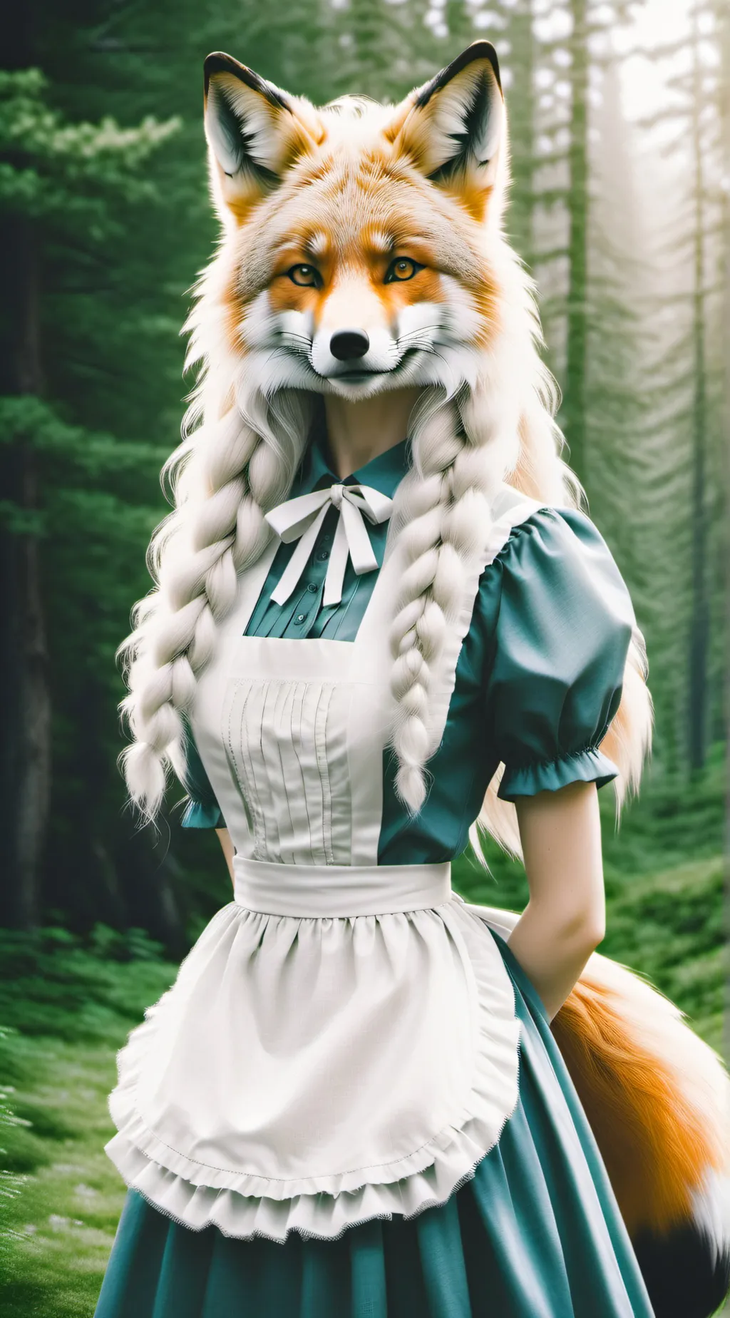 ai character: Alma the maid background