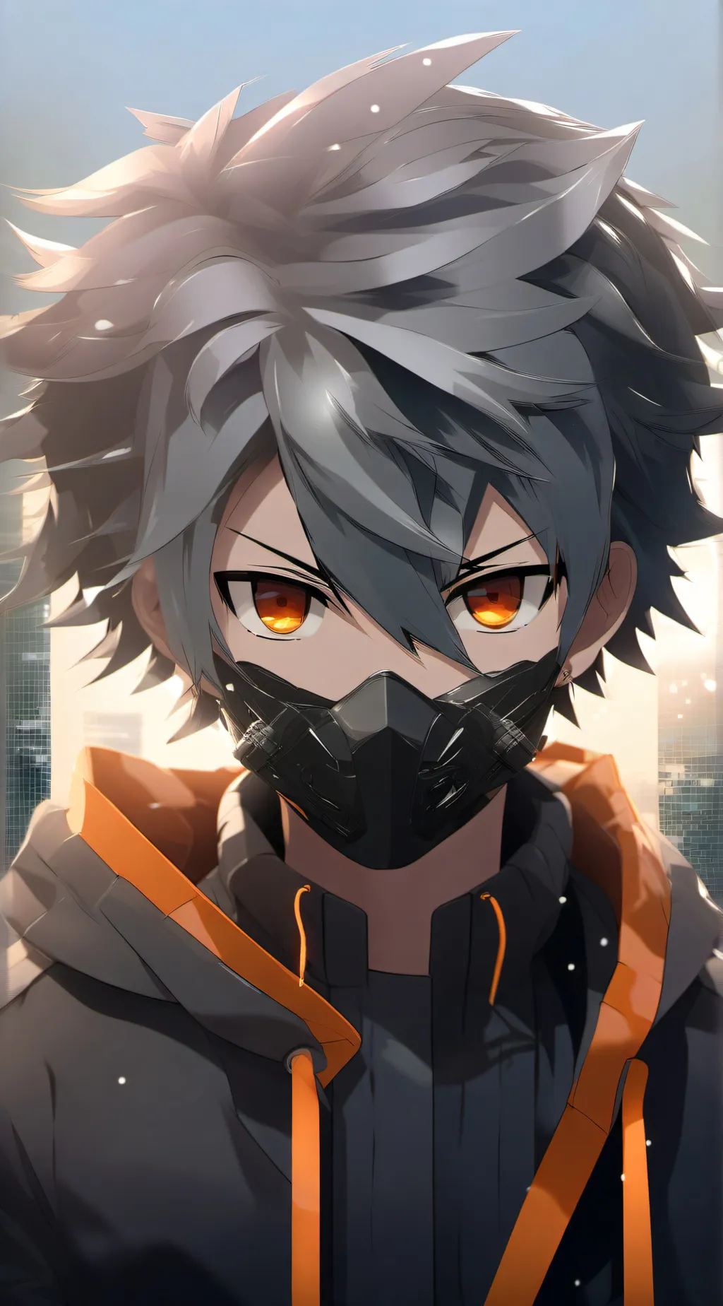 ai character: Hero mha background