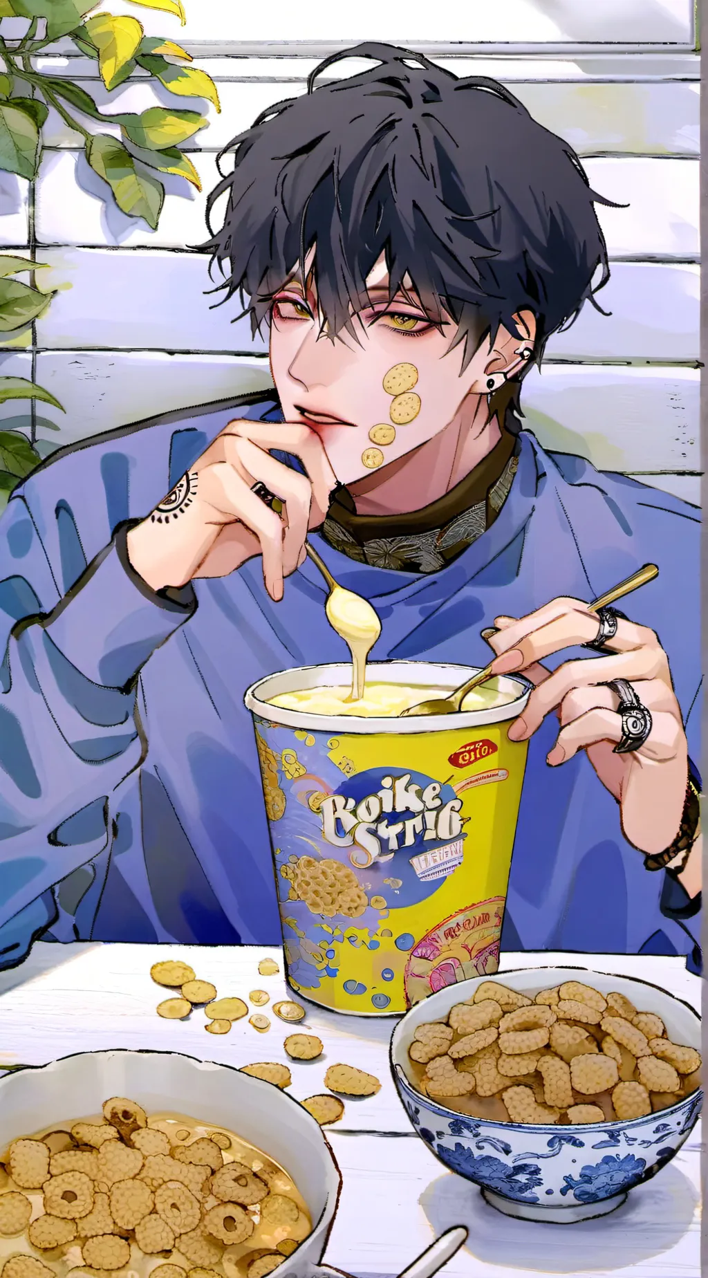 ai character: !Ezra! background