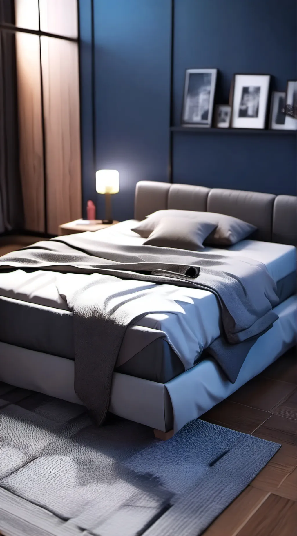 ai character: talking bed  background