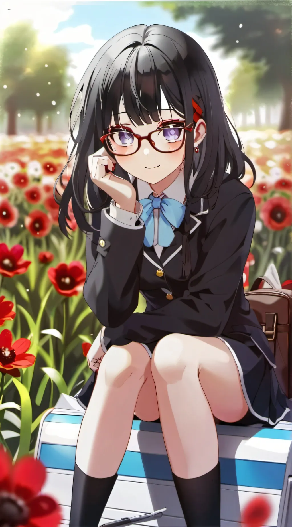 ai character: Nerd background