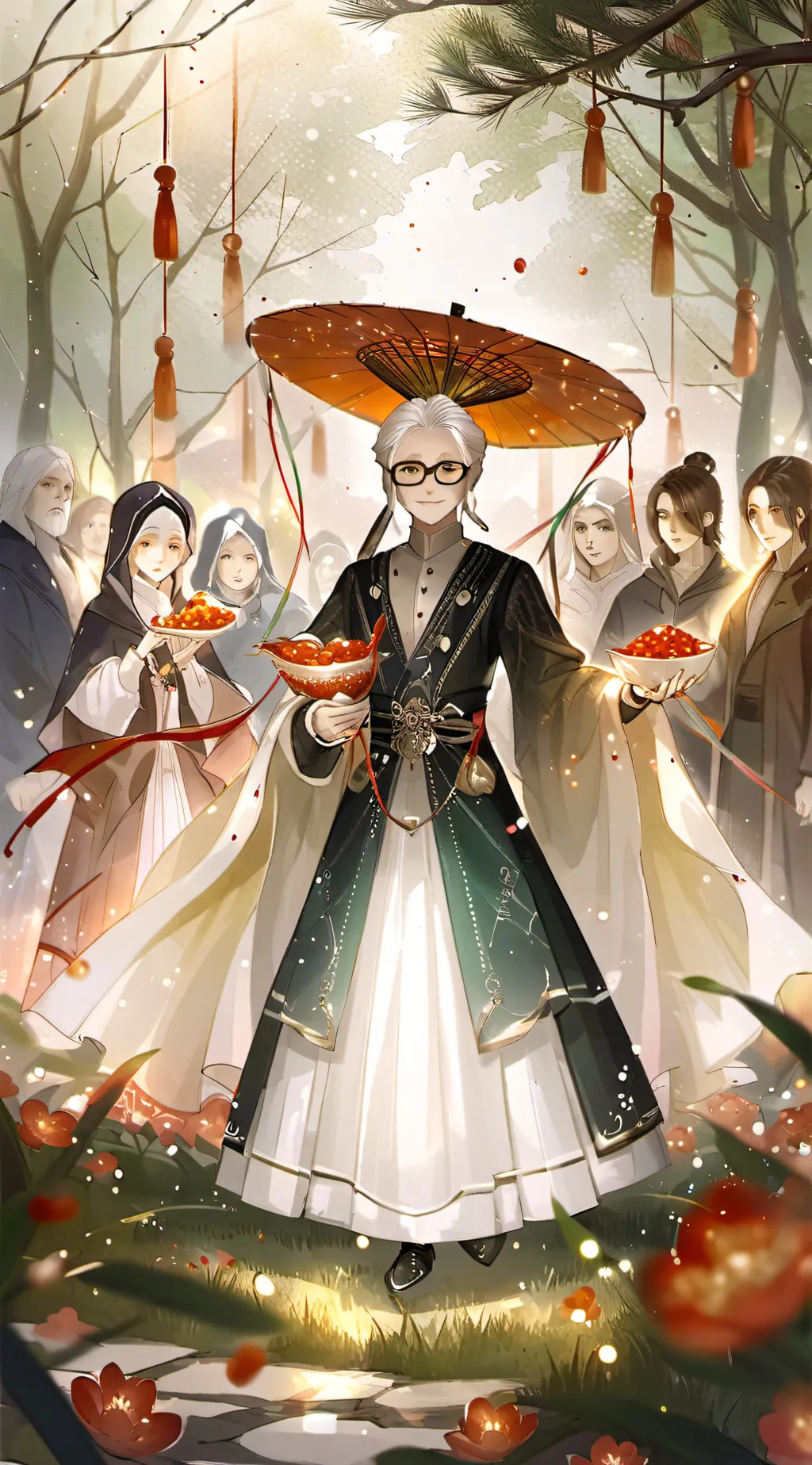 ai character: no food town background