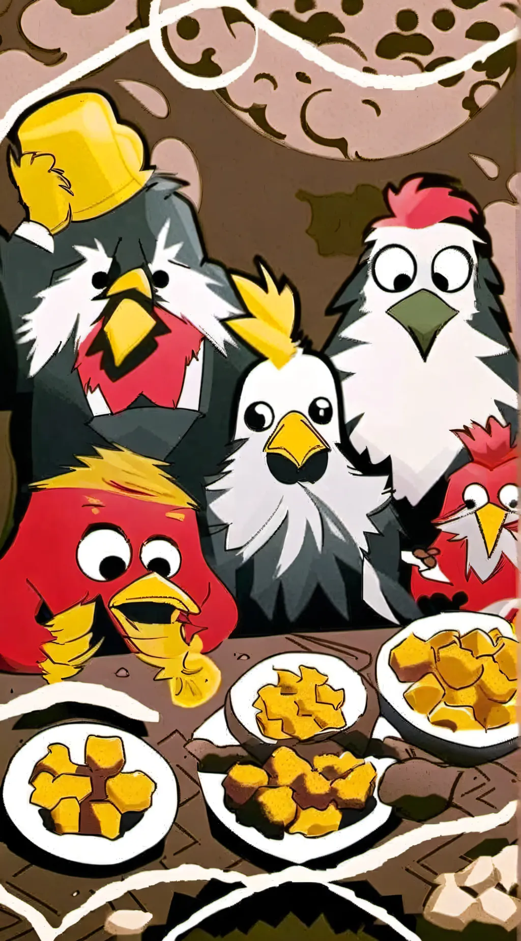 ai character: Chikn Nugget Squad background