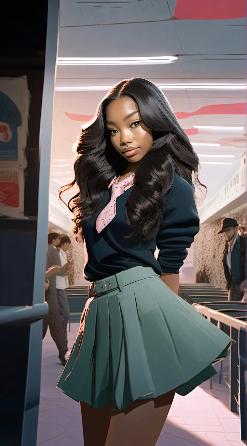 ai character: Kai background