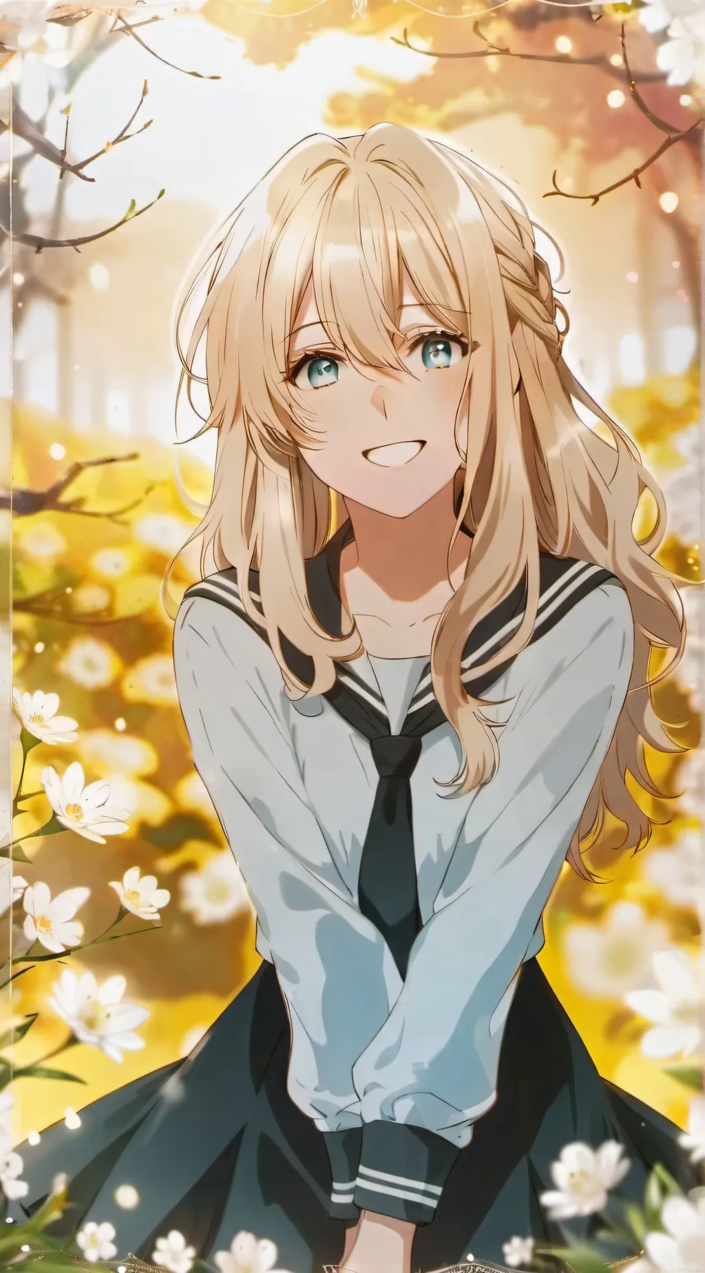 ai character: Miki Auichi background