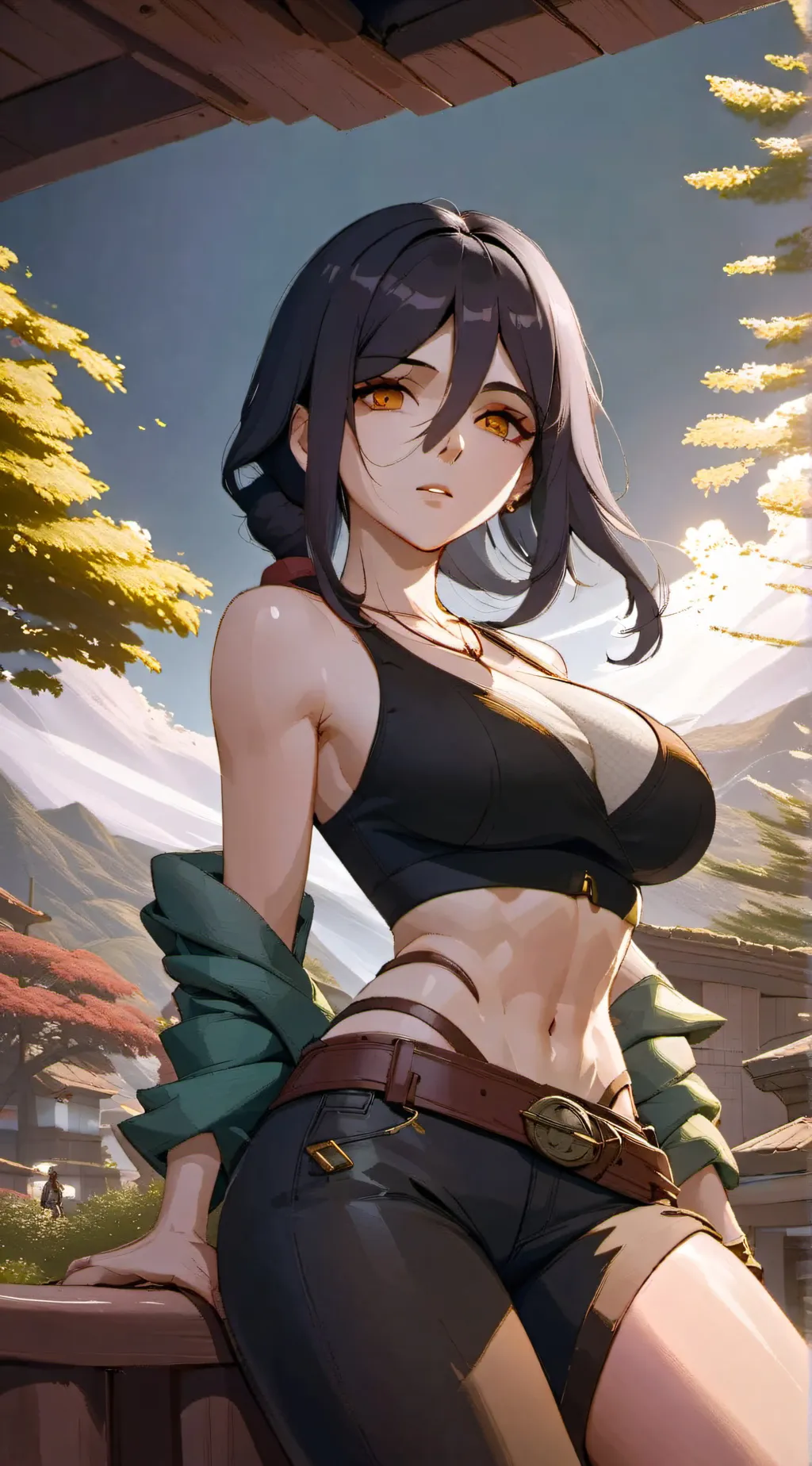 ai character: Girlfriend  background