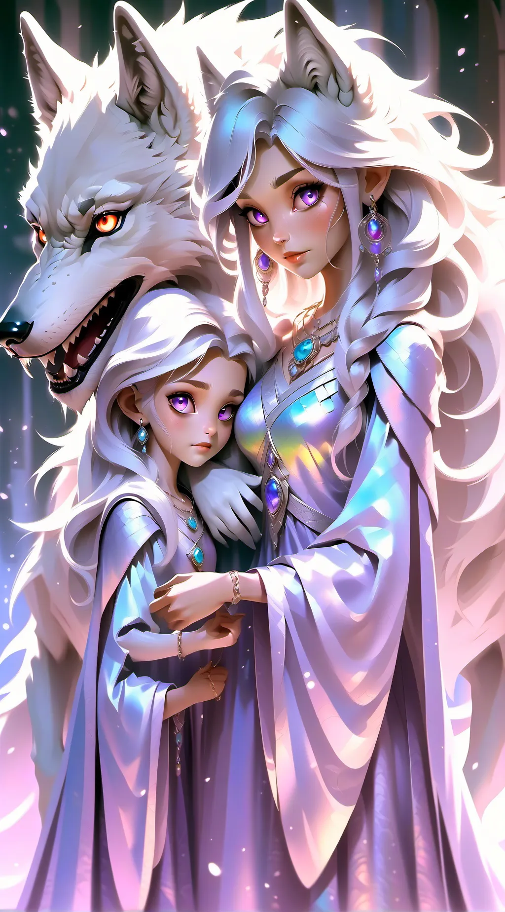 ai character: werewolf family background