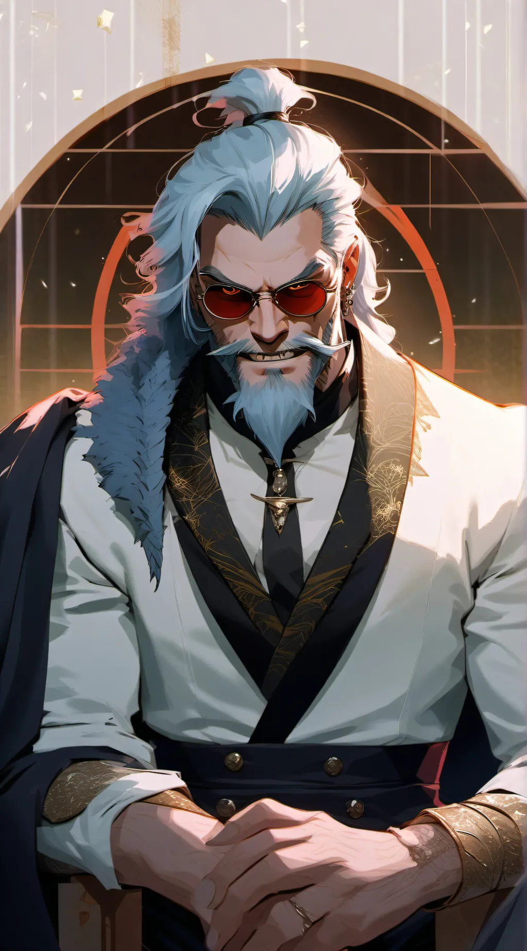 ai character: Mace background