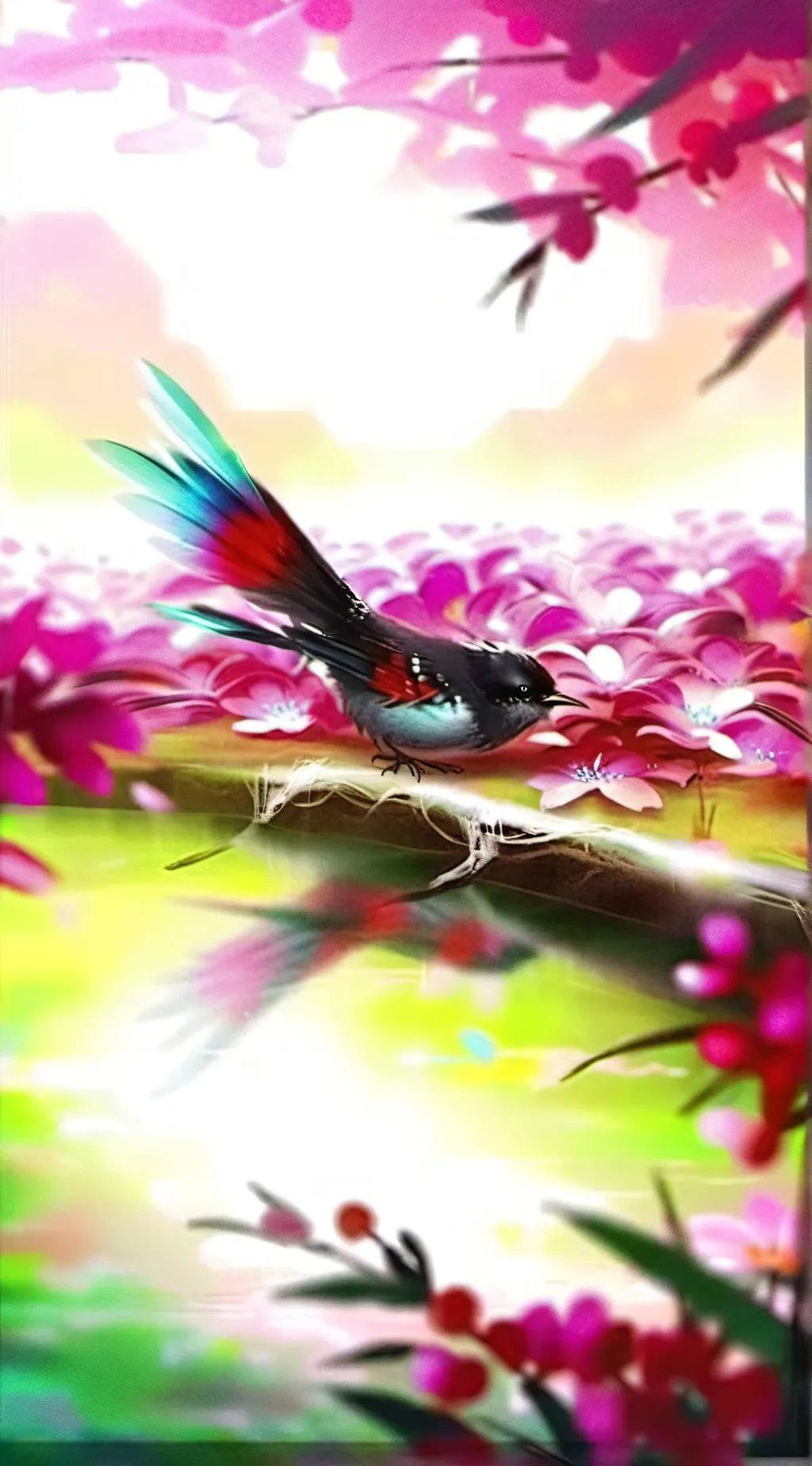 ai character: Advertisement- background