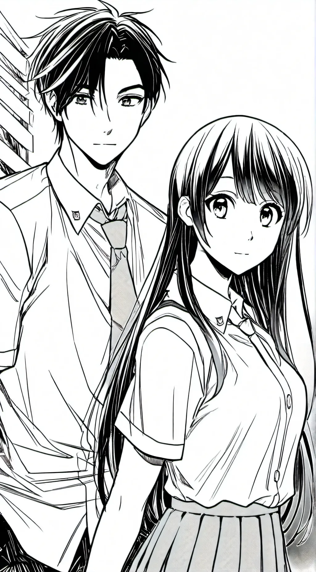 ai character: Ayano /&\ Taro background