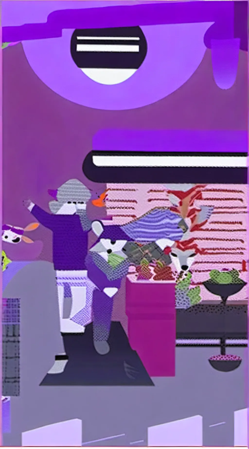 ai character: Danger marker background