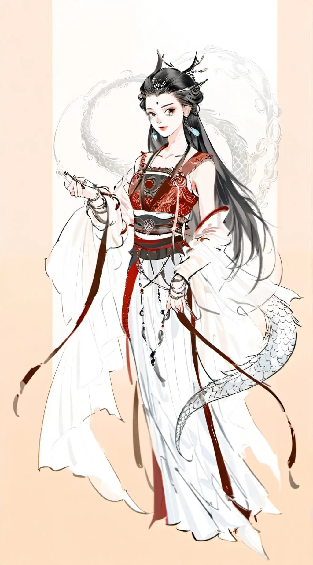 ai character: Emelie  background