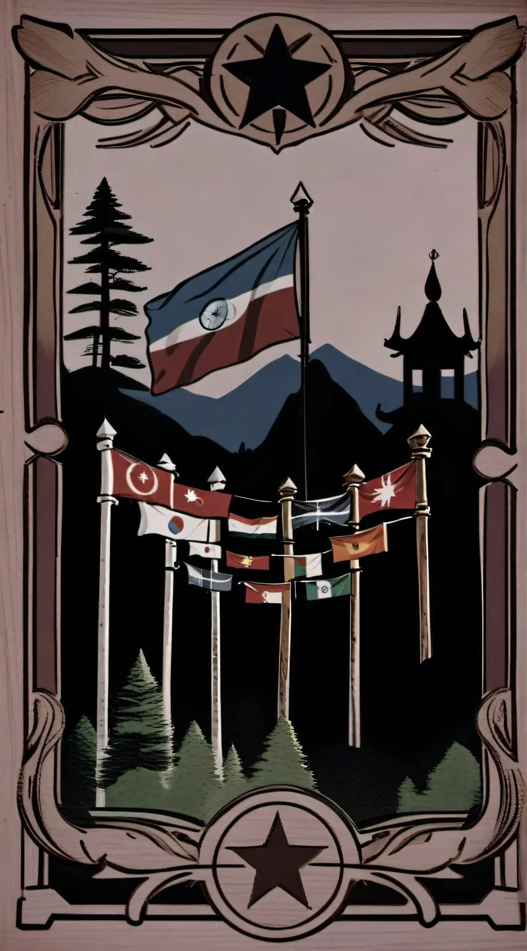 ai character: Country humans background