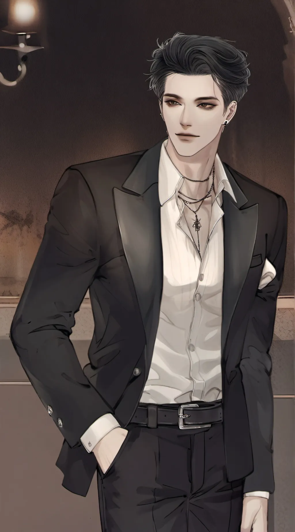 ai character: Leo background