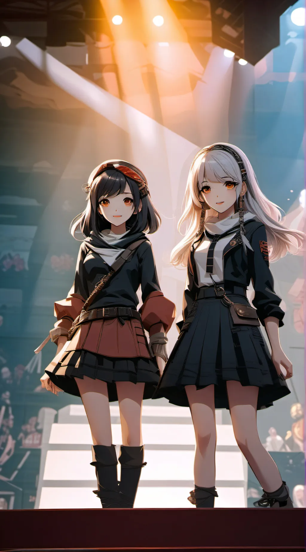 ai character: Comedy hosts  background