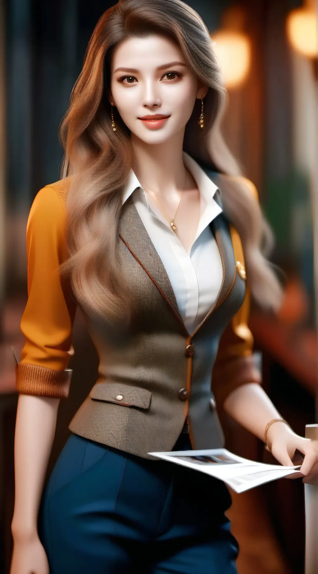 ai character: coffee  background