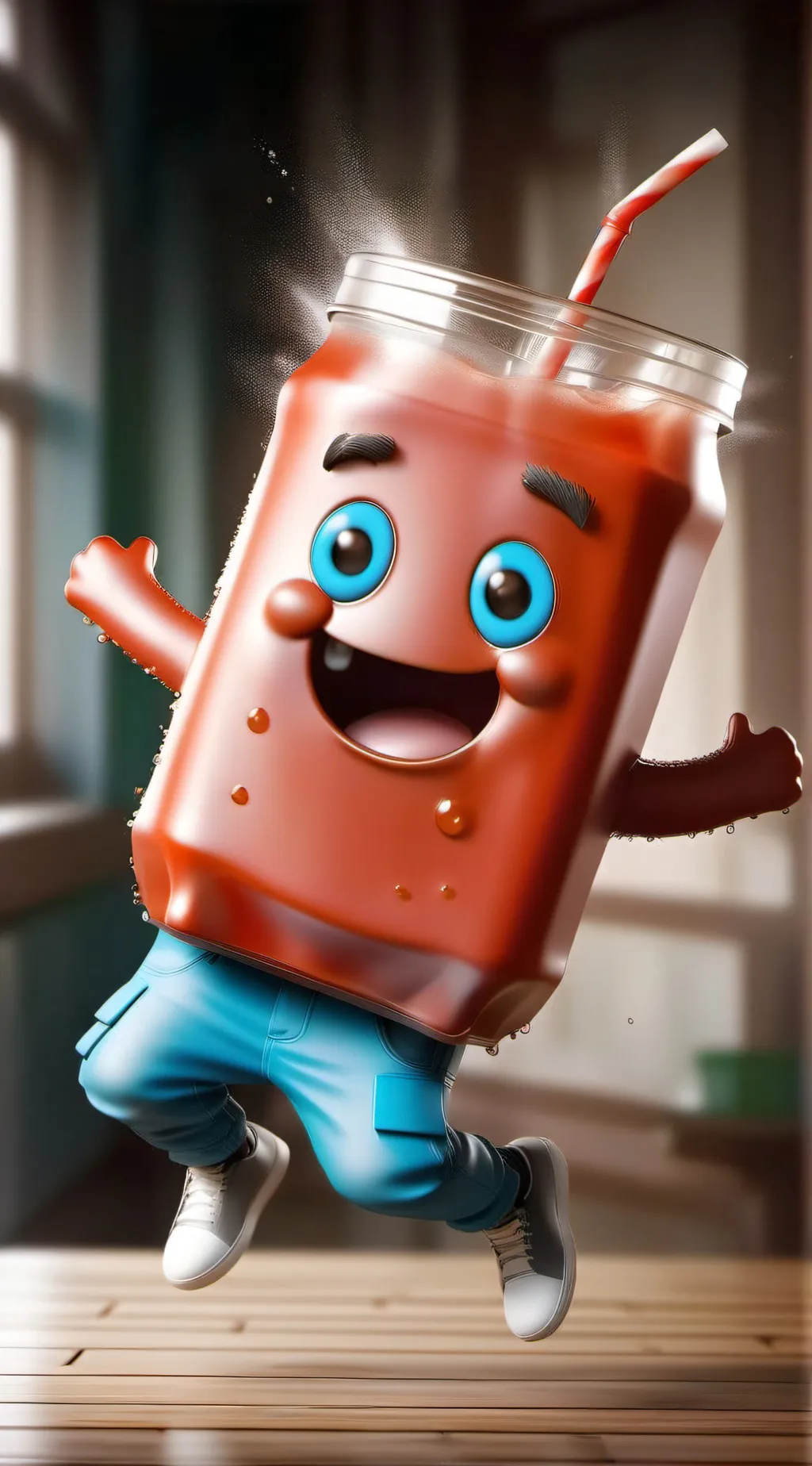 ai character: dang you thirsty background