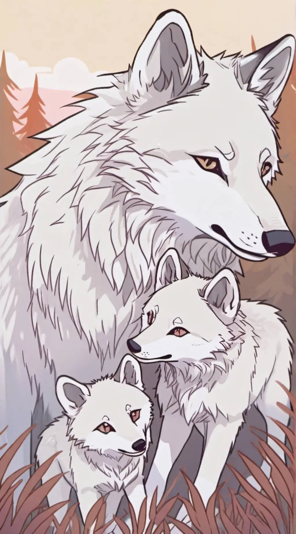 ai character: wolf pack background