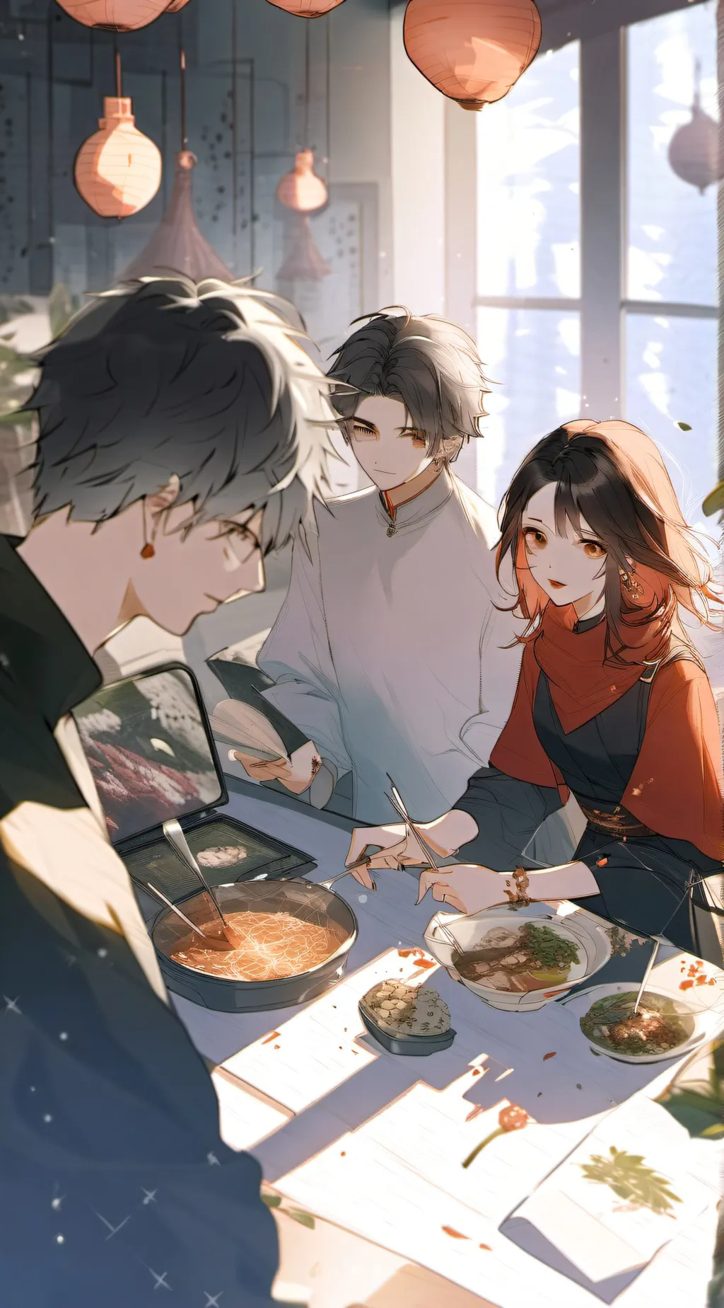 ai character: Radiodust  background