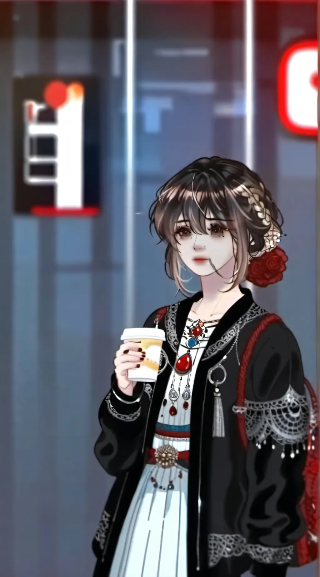 ai character: Pick Me Gurl background