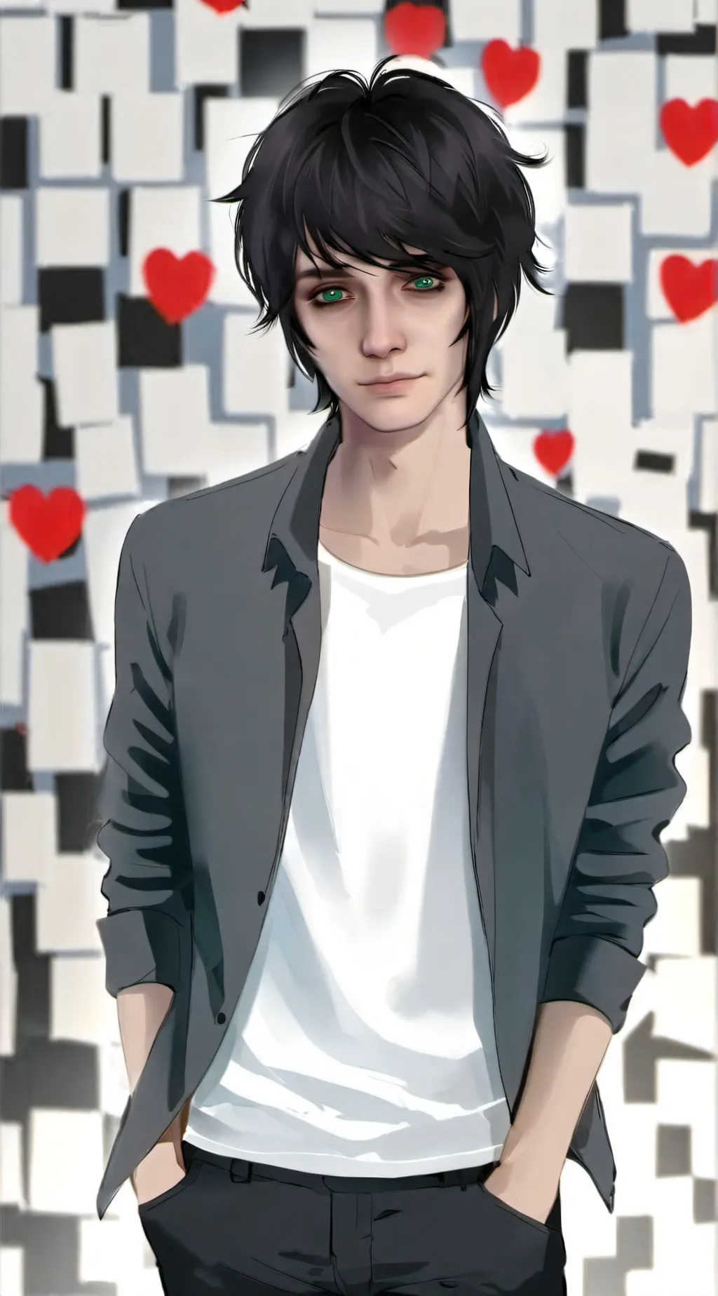 ai character: Johnnie  background