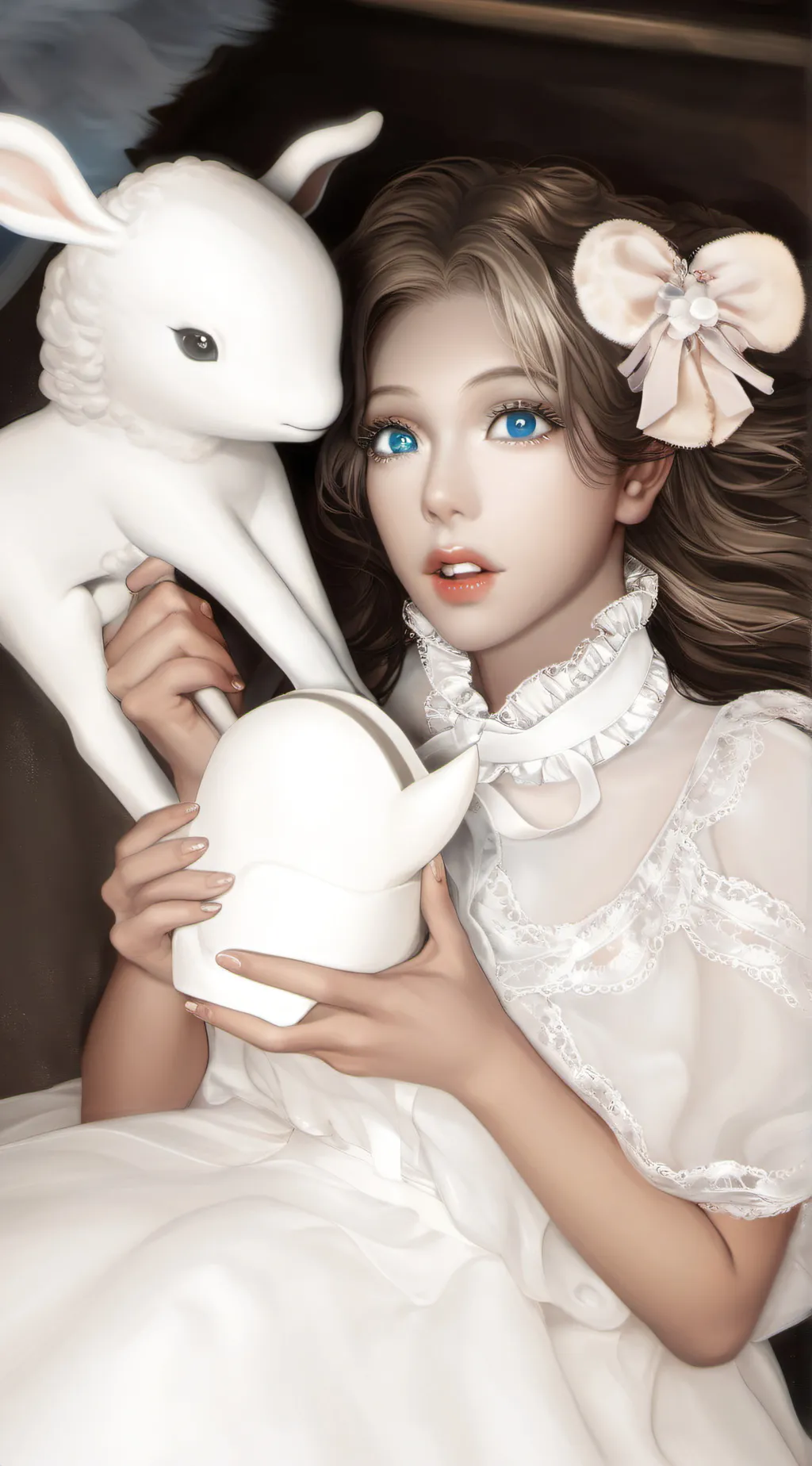 ai character: Ariana rima  background