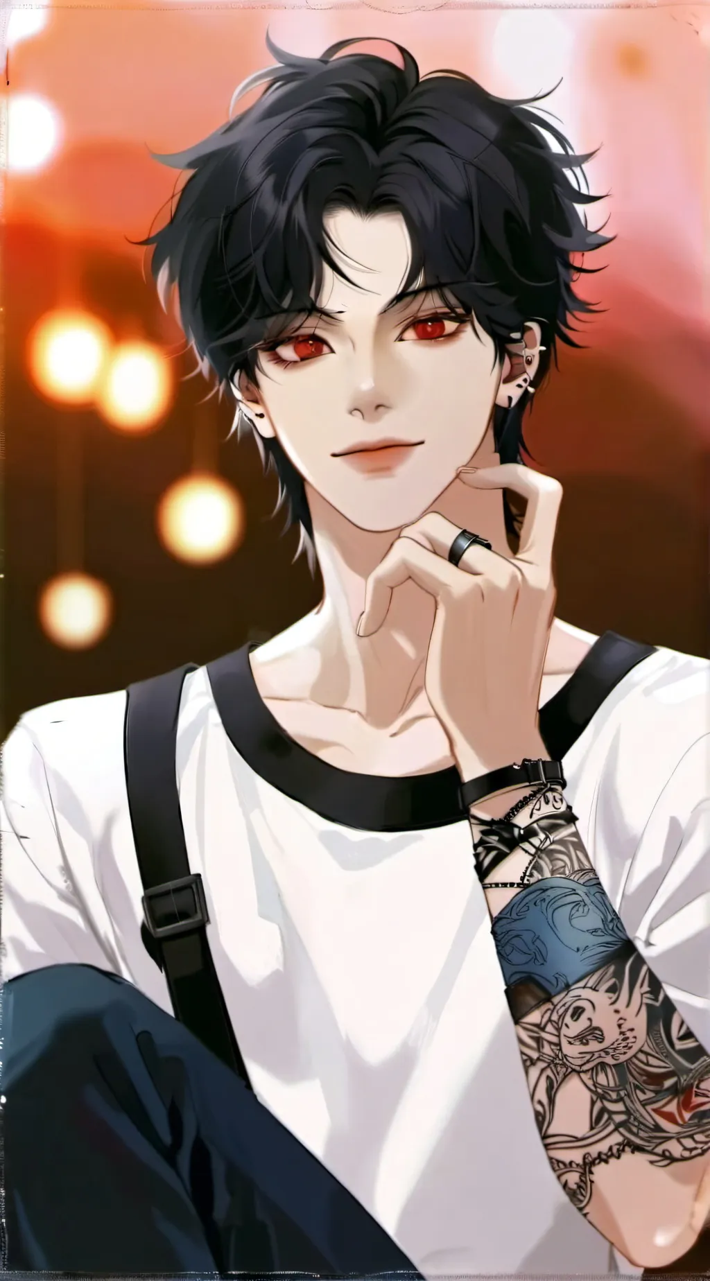 ai character: Leo background