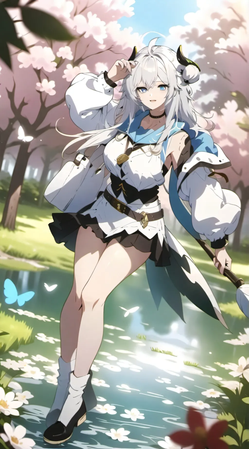 ai character: Ashley background