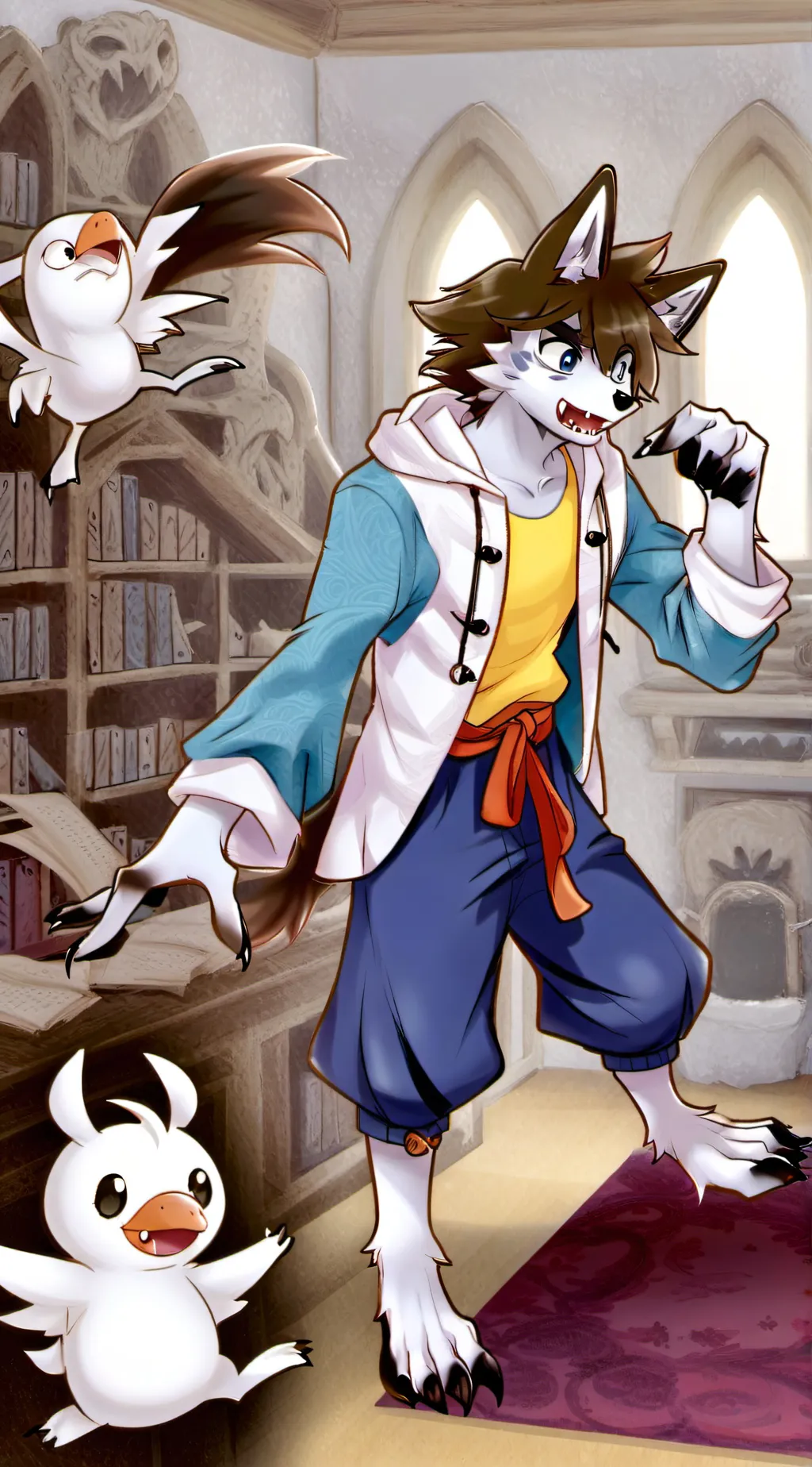 ai character: Project: Transfur background