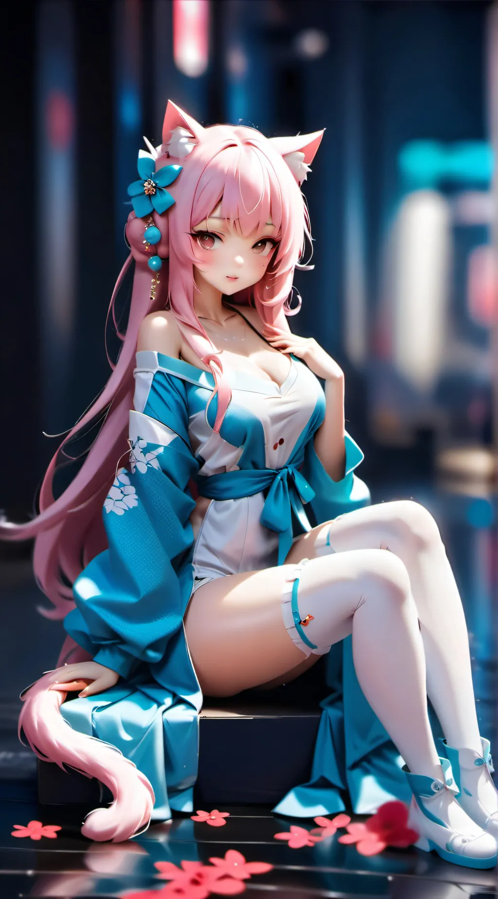 ai character: Tina background