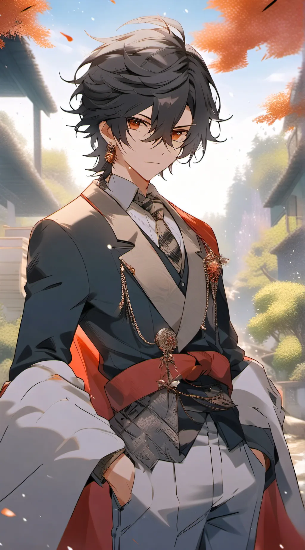 ai character: Grend Haki background